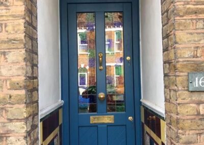 victorian style entrance door