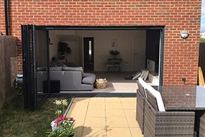 aluminium sliding patio door open sml